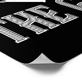 Tennis - Der Ball ist lang Poster (Ecke)