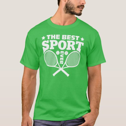Tennis der beste Sport aller Zeiten T-Shirt (Vorderseite)