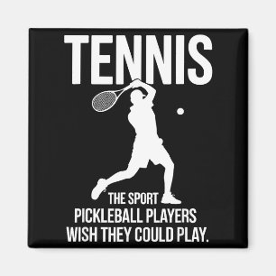 Tennis der Sport den Pickleball-Spieler gerne spie Magnet