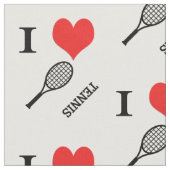 Tennis des Herzens I Stoff (Nahaufnahme)