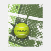 Tennis Design 1 Fleece Blanket (Vorderseite)