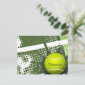Tennis Design 2018 Postkartenkalender Postkarte (Stehend Vorderseite)