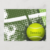 Tennis Design 2018 Postkartenkalender Postkarte (Vorderseite)