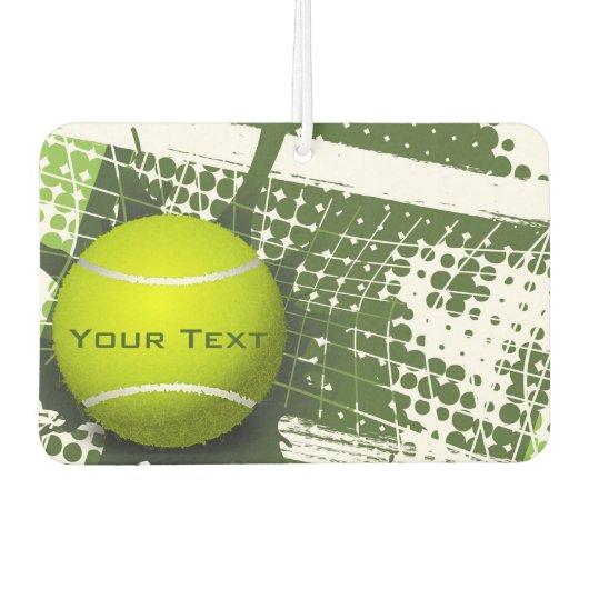 Tennis Design Air Freshener Autolufterfrischer (Vorderseite)