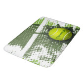 Tennis Design Bath Mat Badematte (Schrägansicht)