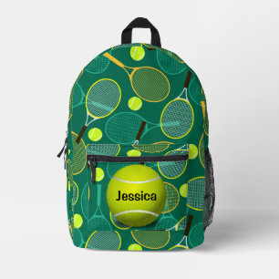 Tennis Design Bedruckter Rucksack