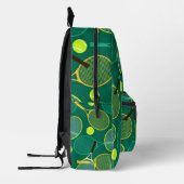 Tennis Design Bedruckter Rucksack (Links)