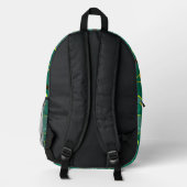 Tennis Design Bedruckter Rucksack (Rückseite)