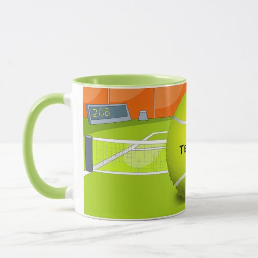 Tennis Design Coffee Tasse (Links)