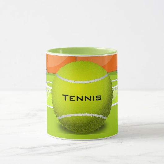 Tennis Design Coffee Tasse (Zentrum)