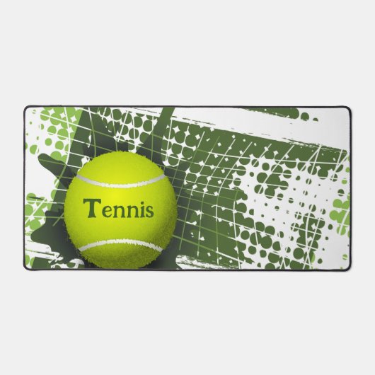 Tennis Design Desk Mat Schreibtischunterlage (Vorderseite)