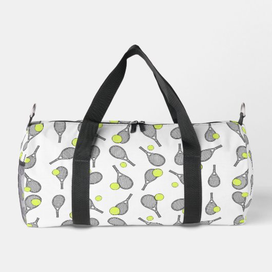 Tennis Design Duffle Bag (Rückseite)