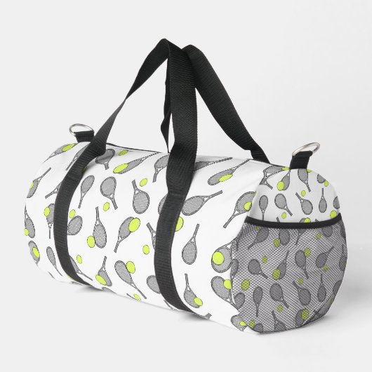 Tennis Design Duffle Bag (Rechte Ecke)