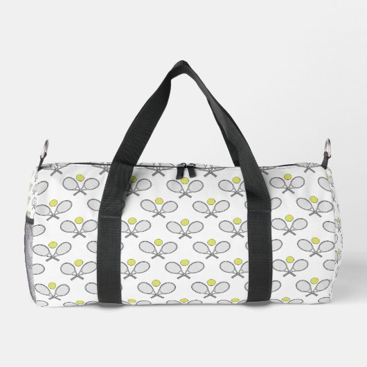 Tennis Design Duffle Bag (Rückseite)