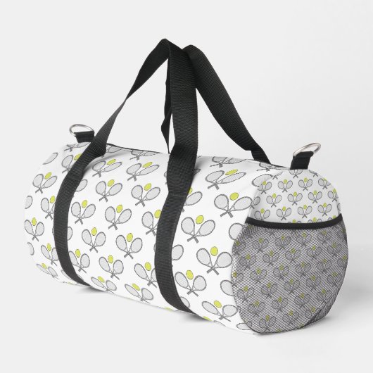 Tennis Design Duffle Bag (Rechte Ecke)