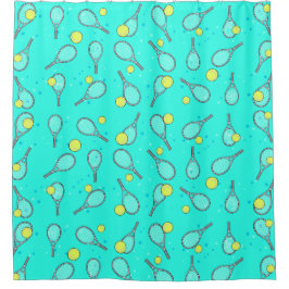 Tennis Design Duschvorhang