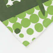 Tennis Design Fleece Blanket (Ecke)