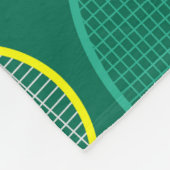 Tennis Design Fleecedecke (Ecke)