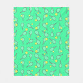 Tennis Design Fleecedecke (Vorderseite)