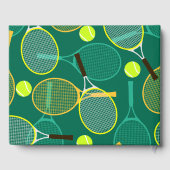 Tennis Design Gästebuch (Rückseite)
