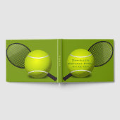 Tennis Design Gästebuch (Voll)