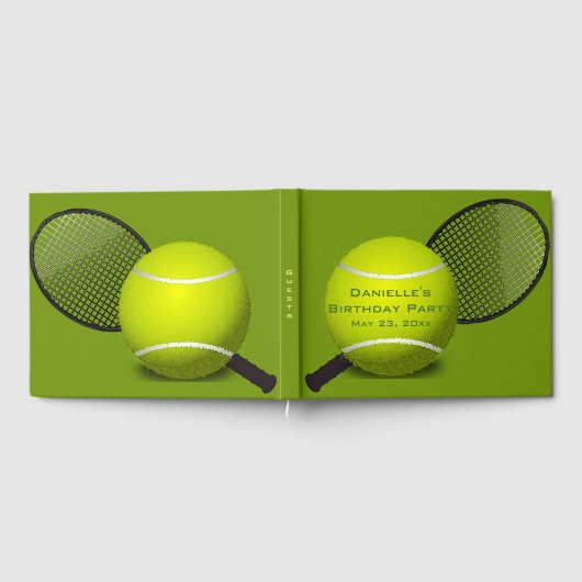 Tennis Design Gästebuch (Voll)