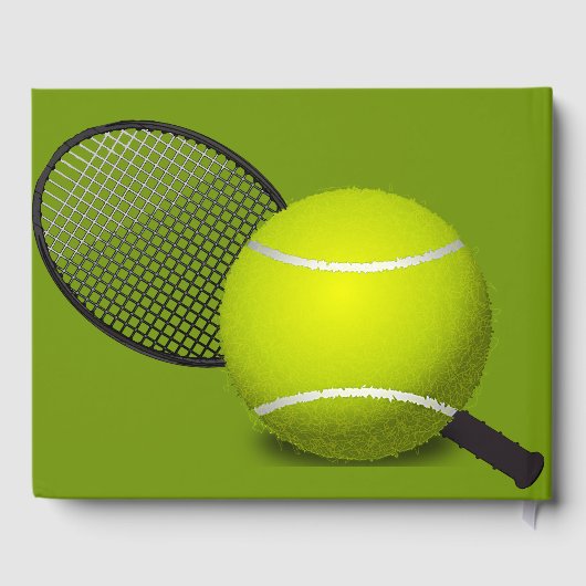 Tennis Design Gästebuch (Rückseite)
