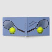 Tennis Design Gästebuch (Voll)