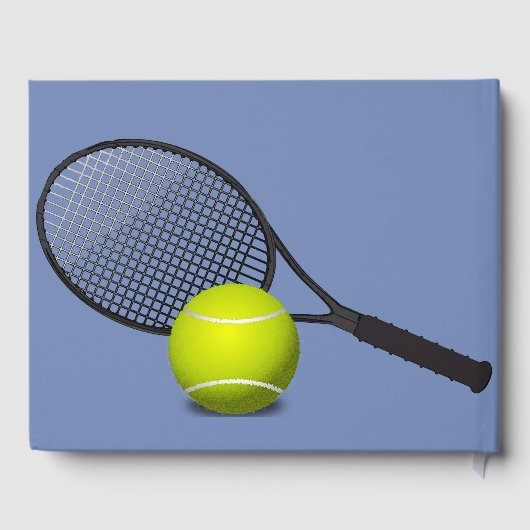 Tennis Design Gästebuch (Rückseite)