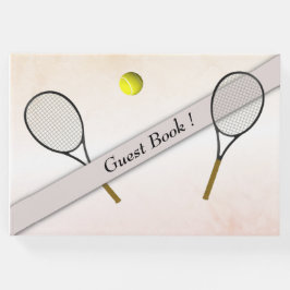 Tennis Design Gästebuch