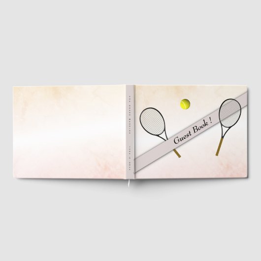 Tennis Design Gästebuch (Voll)
