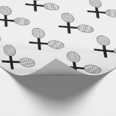 Tennis Design Geschenkpapier (Ecke)