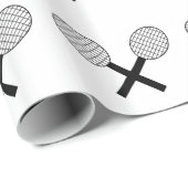 Tennis Design Geschenkpapier (Rolleneckpunkt)