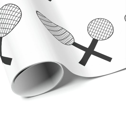 Tennis Design Geschenkpapier (Rolleneckpunkt)