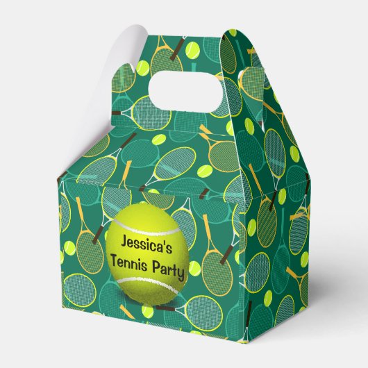Tennis Design Geschenkschachtel (Vorderseite)