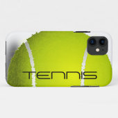 Tennis Design iPhone Case (Rückseite (Horizontal))