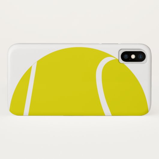 Tennis Design iPhone X Case (Rückseite (Horizontal))