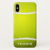 Tennis Design iPhone X Case (Rückseite)