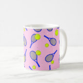 Tennis Design Kaffeetasse (VorderseiteRechts)