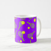 Tennis Design Kaffeetasse (VorderseiteRechts)