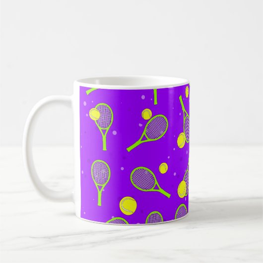 Tennis Design Kaffeetasse (Links)