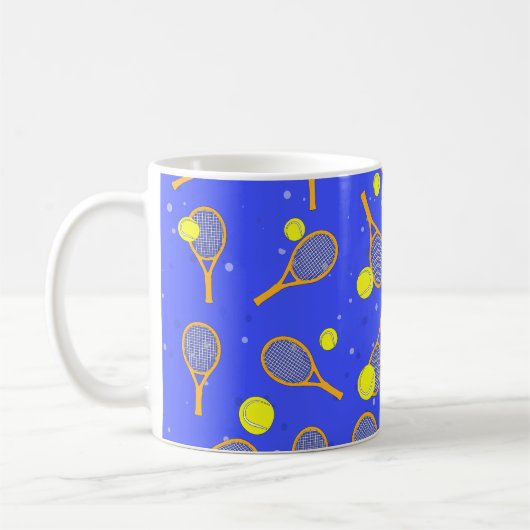 Tennis-Design Kaffeetasse (Links)
