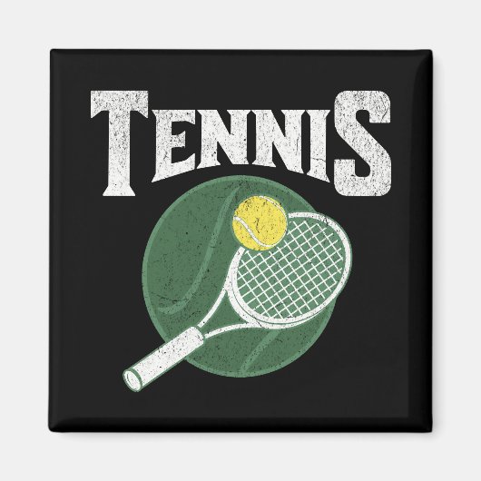 Tennis-Design Magnet (Vorne)