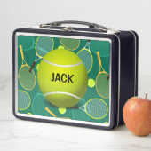 Tennis Design Metal Lunchbox (Beispiel)
