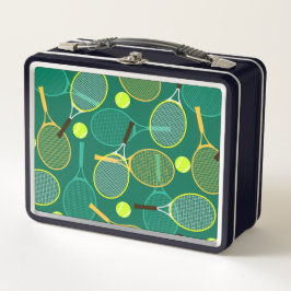 Tennis Design Metall Brotdose