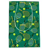 Tennis Design Mittlere Geschenktüte (Vorderseite)
