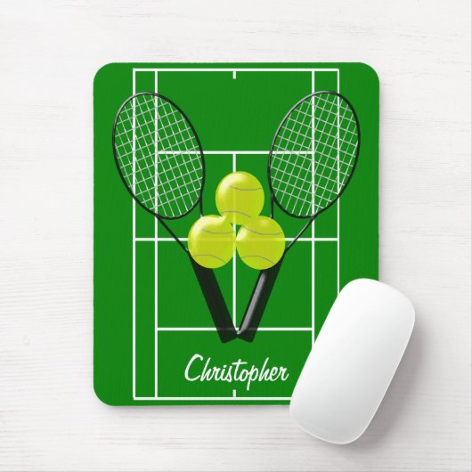 Tennis Design Mousepad (Mit Mouse)