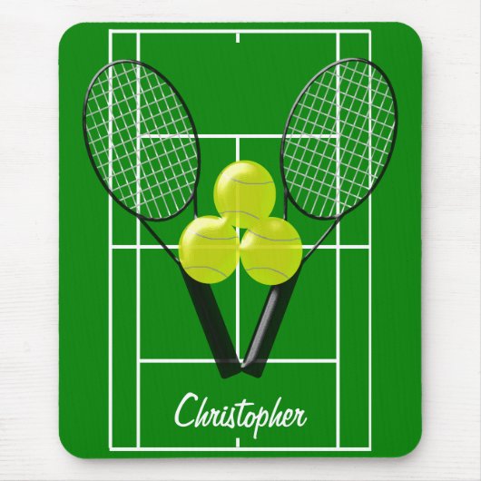 Tennis Design Mousepad (Vorne)