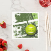 Tennis Design Paper Napkins Serviette (Beispiel)
