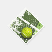 Tennis Design Paper Napkins Serviette (Ecke)